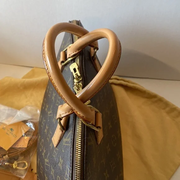 SOLD Authentic Louis Vuitton Alma Monogram pm Tote/ Shoulder bag - Picture 4 of 17